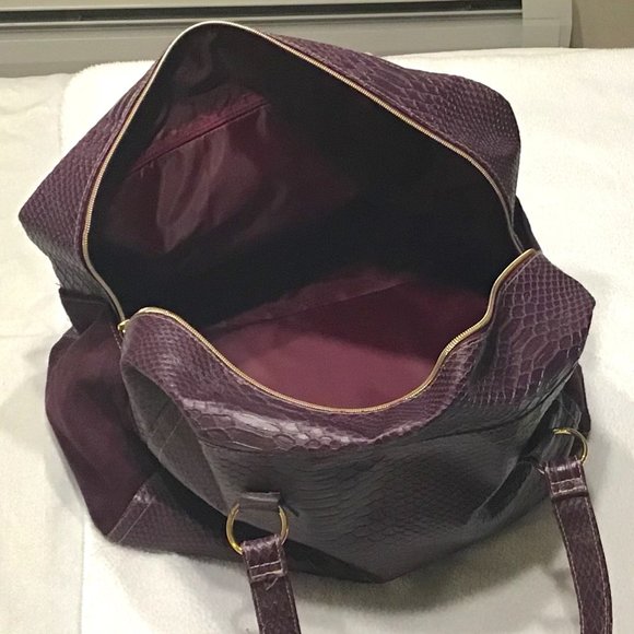 COPY - Purple Large Tote Shoulder Bag - Picture 4 of 5